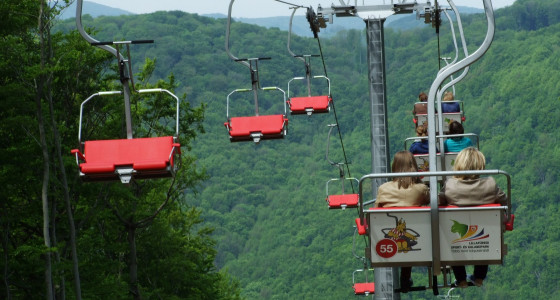 Chairlifts park in Lillafüred