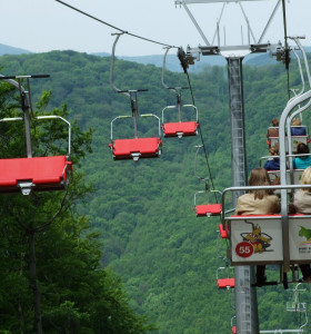 Chairlifts park in Lillafüred